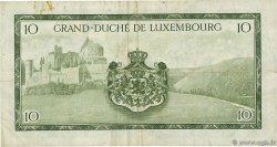 10 Francs LUXEMBOURG 1954 P.48a TTB
