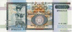 1000 Francs BURUNDI 2006 P.39 NEUF