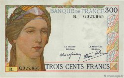 300 Francs FRANCE  1939 F.29.03 AU-