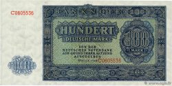 100 Deutsche Mark REPUBBLICA DEMOCRATICA TEDESCA 1948 P.15a q.FDC