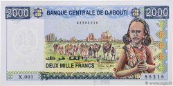 2000 Francs DJIBOUTI 2008 P.43 SPL
