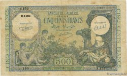 500 Francs ALGERIEN  1943 P.093 fS