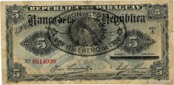 5 Pesos PARAGUAY  1912 P.127 G