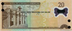 20 Pesos Oro Spécimen RÉPUBLIQUE DOMINICAINE  2009 P.182s FDC