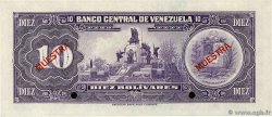 10 Bolivares Spécimen VENEZUELA  1976 P.051s2 UNC
