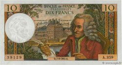 10 Francs VOLTAIRE FRANCE 1967 F.62.28 pr.SUP
