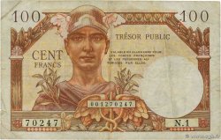100 Francs TRÉSOR PUBLIC FRANCE 1955 VF.34.01
