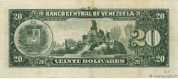 20 Bolivares VENEZUELA  1963 P.043c VF