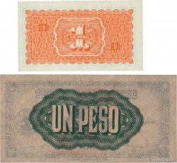 1 Peso - 1/10 Condor Lot CHILE  1942 P.089 et P.090d UNC