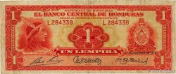1 Lempira HONDURAS  1951 P.045b MB