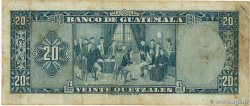 20 Quetzales GUATEMALA  1971 P.055g F