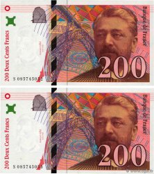 200 Francs EIFFEL Consécutifs FRANCE 1999 F.75.05 SUP