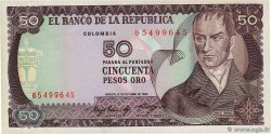 50 Pesos Oro COLOMBIE 1984 P.425 pr.NEUF