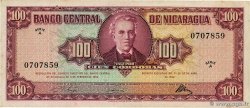 100 Cordobas NICARAGUA  1962 P.112 VF