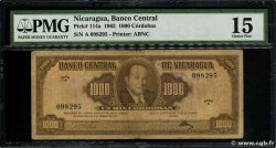 1000 Cordobas NICARAGUA  1962 P.114a