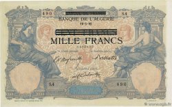 1000 Francs sur 100 Francs TUNESIEN  1942 P.31 fST