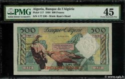 500 Francs ALGÉRIE  1958 P.117 SUP