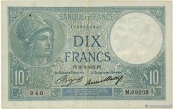 10 Francs MINERVE FRANCE  1937 F.06.18 F