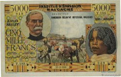 5000 Francs - 1000 Ariary MADAGASKAR  1955 P.055 fSS