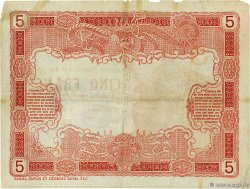 5 Francs TAHITI  1914 P.01b fSS
