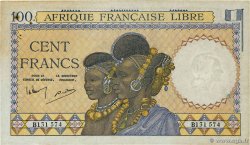 100 Francs AFRIQUE ÉQUATORIALE FRANÇAISE  1941 P.08a TTB