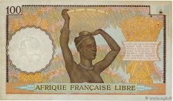 100 Francs FRENCH EQUATORIAL AFRICA  1941 P.08a VF