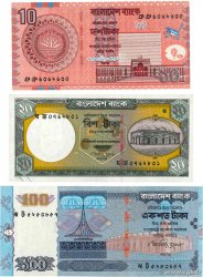 10 à 100 Taka Lot BANGLADESH  2010 P.47, P.48, P.49 UNC