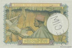 5 Francs Spécimen FRENCH WEST AFRICA (1895-1958)  1941 P.25s UNC