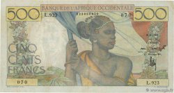 500 Francs FRENCH WEST AFRICA  1951 P.41 BB