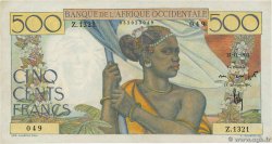 500 Francs AFRIQUE OCCIDENTALE FRANÇAISE (1895-1958)  1953 P.41 TTB+