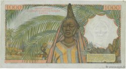 1000 Francs FRENCH WEST AFRICA  1955 P.48 XF-