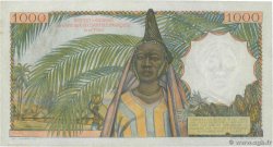 1000 Francs FRENCH WEST AFRICA  1955 P.48 XF+