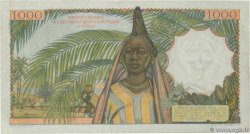1000 Francs FRENCH WEST AFRICA  1955 P.48 XF