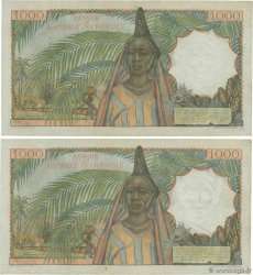 1000 Francs Consécutifs FRENCH WEST AFRICA  1951 P.42 VF+