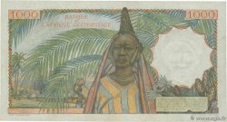 1000 Francs FRENCH WEST AFRICA  1951 P.42 VF