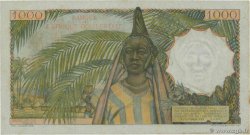 1000 Francs FRENCH WEST AFRICA  1953 P.42 XF-