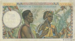 5000 Francs FRENCH WEST AFRICA  1950 P.43 VF-