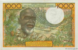 1000 Francs WEST AFRIKANISCHE STAATEN  1969 P.103Al fST+