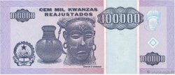 100000 Kwanzas Reajustados ANGOLA 1995 P.139 ST