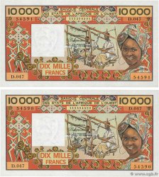 10000 Francs Consécutifs WEST AFRIKANISCHE STAATEN  1980 P.109Aj fST