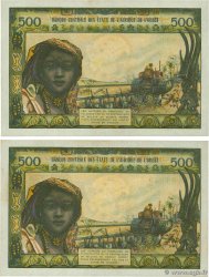 500 Francs Consécutifs ESTADOS DEL OESTE AFRICANO  1973 P.302Cl SC+