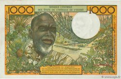 1000 Francs WEST AFRIKANISCHE STAATEN  1974 P.303Cl VZ