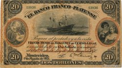 20 Pesos URUGUAY  1871 PS.173a VF