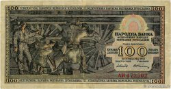 100 Dinara YUGOSLAVIA 1953 P.068 F+