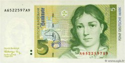 5 Deutsche Mark GERMAN FEDERAL REPUBLIC 1991 P.37