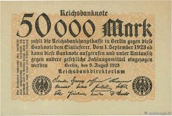 50000 Mark GERMANY 1923 P.099