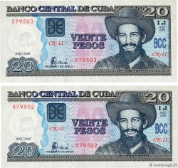 20 Pesos Consécutifs CUBA  2008 P.122e NEUF