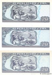 20 Pesos Lot CUBA  2008 P.122a/b/d NEUF