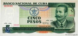 5 Pesos CUBA 1991 P.108a