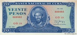 20 Pesos CUBA 1989 P.105d